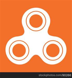 Hand spinner white color icon .. Hand spinner it is white color icon .