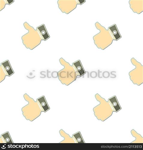Hand tag pattern seamless background texture repeat wallpaper geometric vector. Hand tag pattern seamless vector
