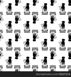 Hand take receipt pattern seamless background texture repeat wallpaper geometric vector. Hand take receipt pattern seamless vector