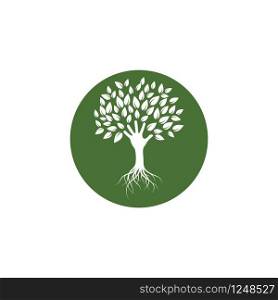 hand Tree icon logo template vector design