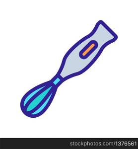 hand whisk for whipping icon vector. hand whisk for whipping sign. color symbol illustration. hand whisk for whipping icon vector outline illustration