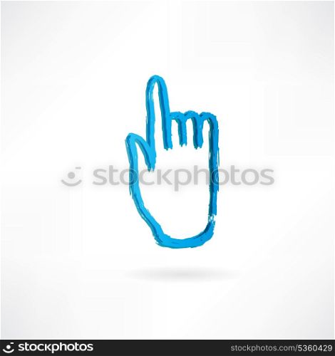 hand with the index finger