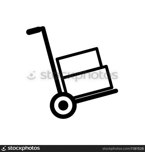 Handcart icon trendy