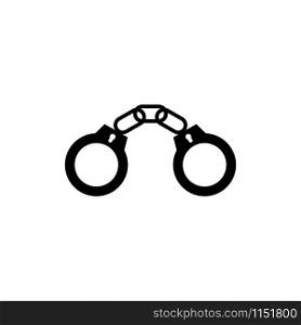 Handcuffs icon trendy