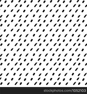 Handdrawn black and white brush stroke seamless pattern. Memphis style pattern. Abstract background.. Abstract seamless pattern