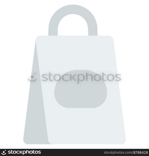 Handheld paper bag carrying mochi