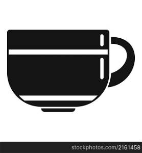 Handle mug icon simple vector. Ceramic mug. Hot cup. Handle mug icon simple vector. Ceramic mug