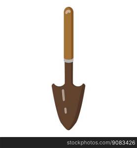 Handle shovel icon cartoon vector. Hunt equipment. Animal hunter. Handle shovel icon cartoon vector. Hunt equipment
