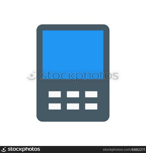 handphone, icon on isolated background