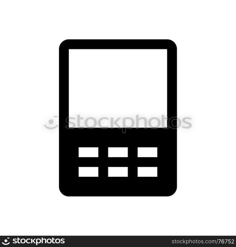 handphone, icon on isolated background