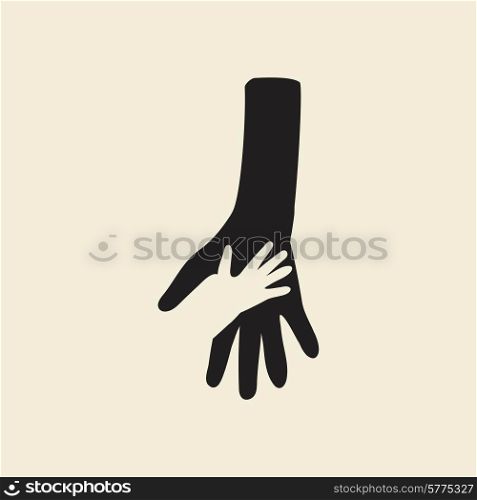 hands connecting
