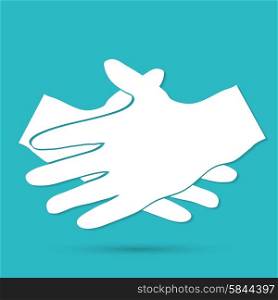 Hands Deal Design Icon