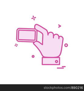 Hands icon design vector