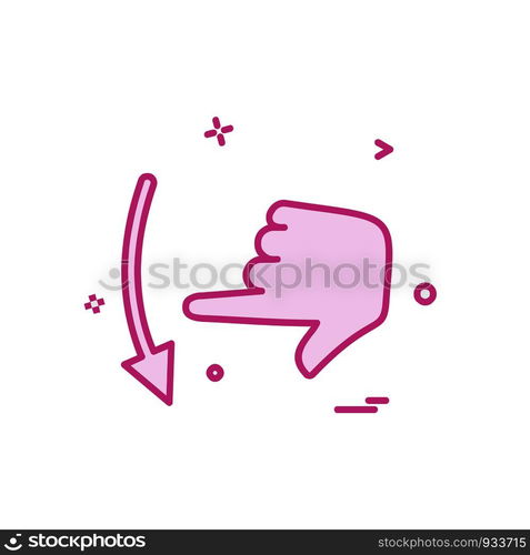 Hands icon design vector