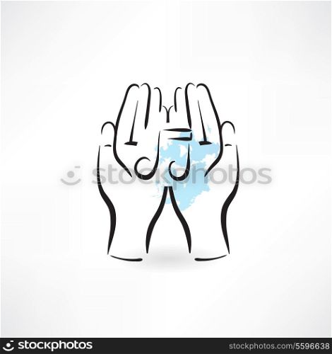 Hands music icon