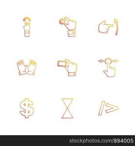 hands , pointer , arrows , directions , signs , ui , user interface , technology , code , programming , icon, vector, design, flat, collection, style, creative, icons