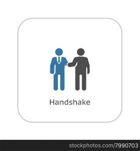 Handshake Icon. Flat Design. Business Concept. Isolated Illustration.. Handshake Icon. Business Concept.