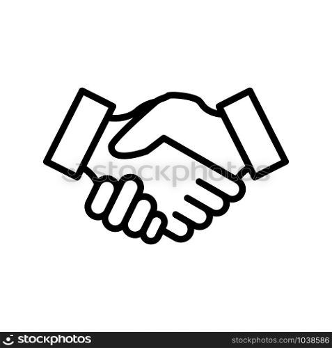 Handshake icon trendy