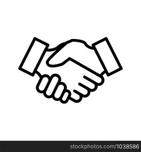 Handshake icon trendy
