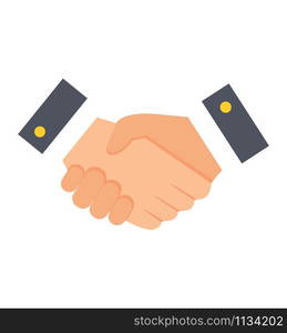 Handshake line icon partnership and agreement symbol isolated. Handshake line icon partnership and agreement symbol