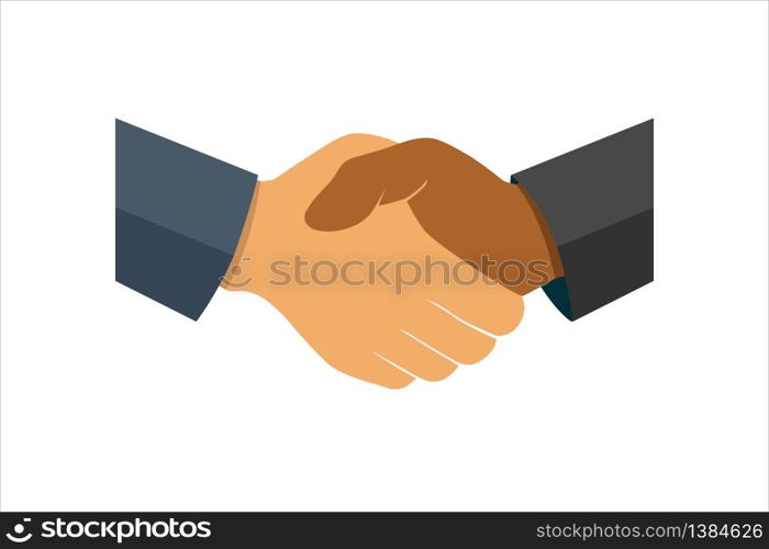 Handshake of business partners. Business handshake.