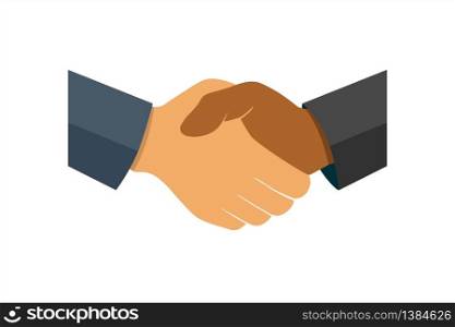Handshake of business partners. Business handshake.