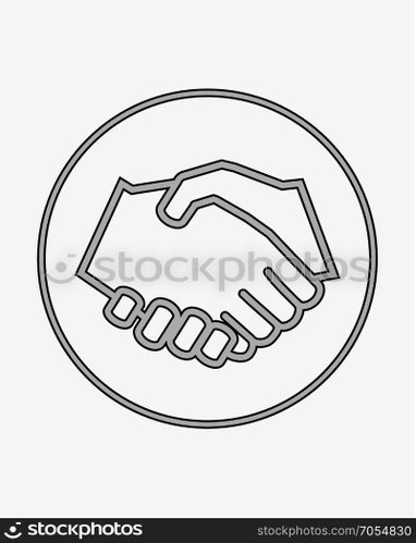 handshake solid icon