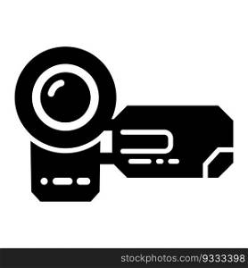 handycam icon vector illustration logo design