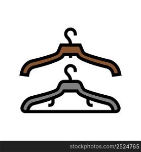 hanger accessory color icon vector. hanger accessory sign. isolated symbol illustration. hanger accessory color icon vector illustration