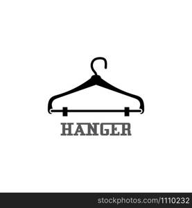 Hanger cloth icon flat design concept vector template