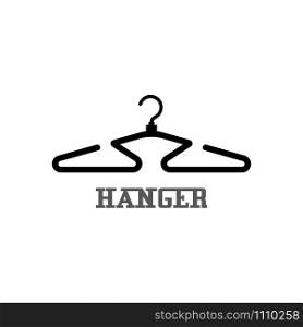 Hanger cloth icon flat design concept vector template