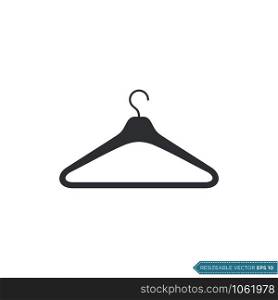 Hanger Clothing Icon Vector Logo Template Illustration Design