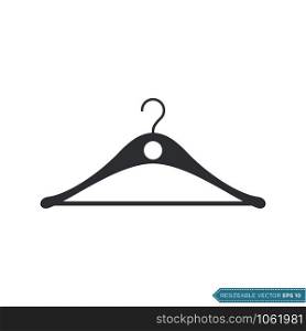 Hanger Clothing Icon Vector Logo Template Illustration Design