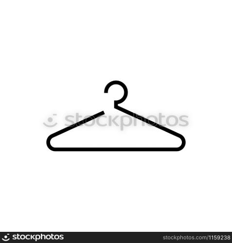 Hanger icon design template vector isolated illustration. Hanger icon design template vector isolated