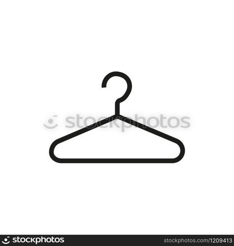 hanger icon vector on white.. hanger icon vector on white