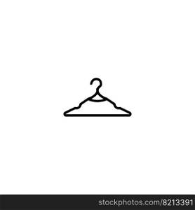 Hangers icon logo, vector design illustration 
