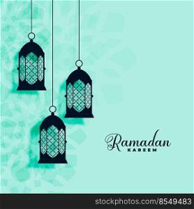 hanging islamic l&s decoration ramadan kareem background