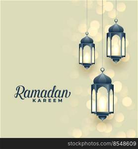 hanging islamic l&s ramadan kareem festival design