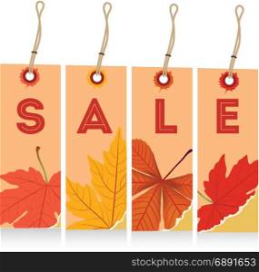 Happy autumn with tags for seller