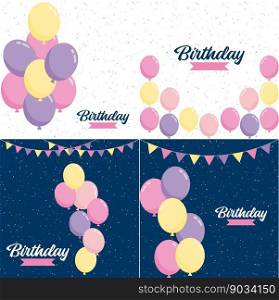 Happy Birthday written in a brush stroke font with a watercolor splatter background