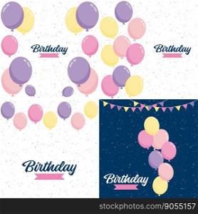 Happy Birthday written in a brush stroke font with a watercolor splatter background