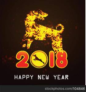 Happy Chinese New Year 2018 year of the dog