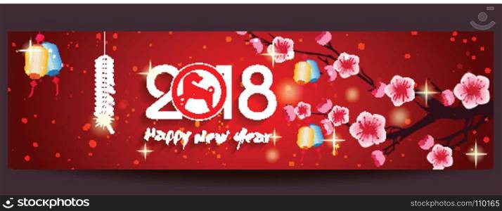 Happy Chinese New Year 2018 year of the dog