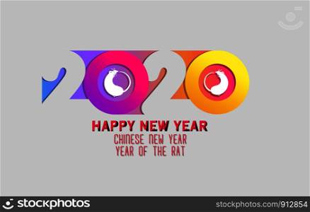 Happy chinese New Year 2020. The year of the rat