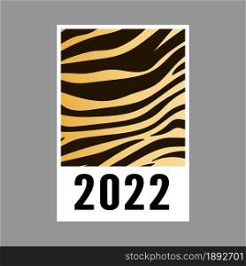 Happy chinese new year 2022. Striped fluffy black and orange funny numbers 2022. Year of the tiger. happy new year. Happy chinese new year 2022. Striped fluffy black and orange funny numbers 2022. Year of the tiger. Inscription: happy new year