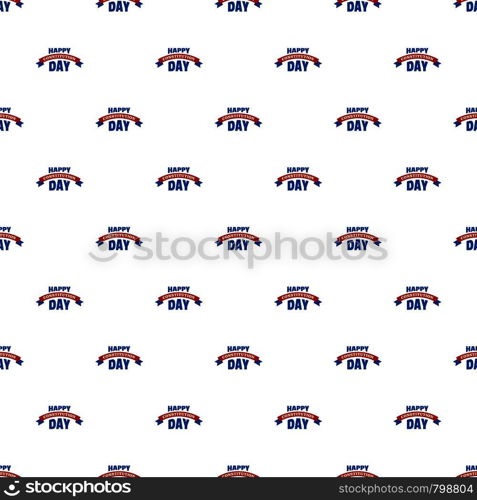 Happy constitution day pattern seamless vector repeat for any web design. Happy constitution day pattern seamless vector