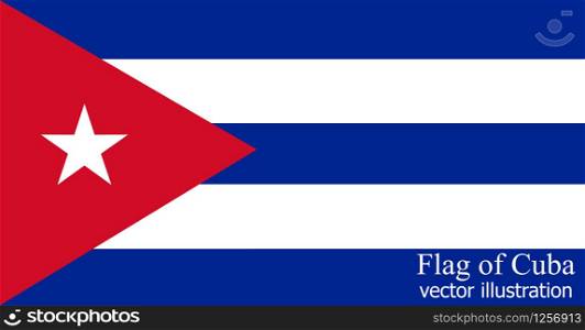 Happy Cuba day background. Bright background with flag of Cuba . Bright flag with folds. Vector.. Happy Cuba day background. Bright background with flag of Cuba .