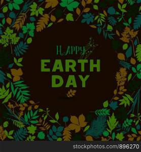 Happy earth day background