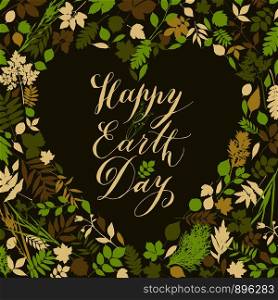 Happy earth day background. Nature abstract background.
