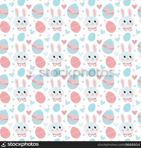 happy easter background seamless pattern